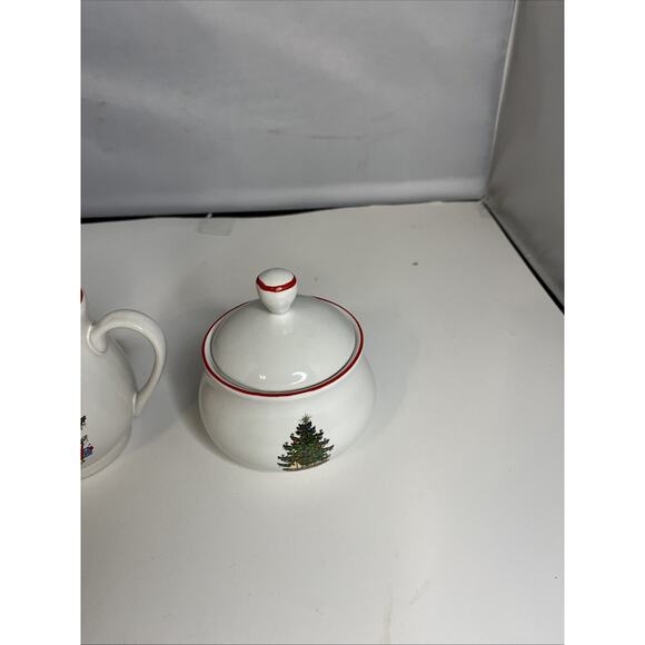 cuthbertson original christmas tree Sugar And Creamer Set - Picture 2 of 10